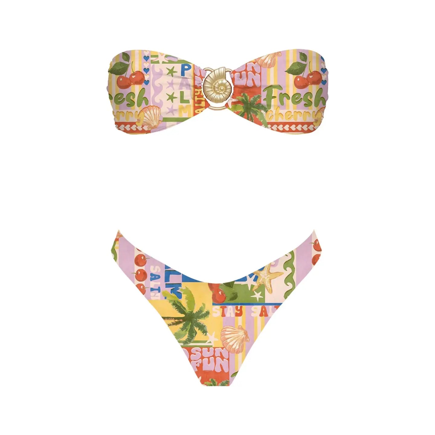 Sundaze Brunch Seaside Soiree Bikini Bottom - Tropical