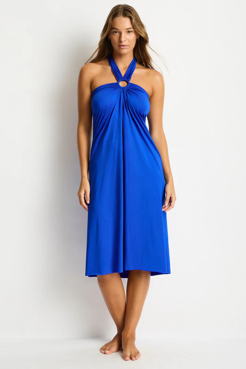Sea Level Mythos Ring Muti-Fit Cover Up - Cobalt