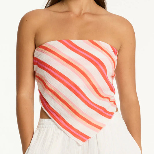 Sea Level West Coast Scarf Crop Top