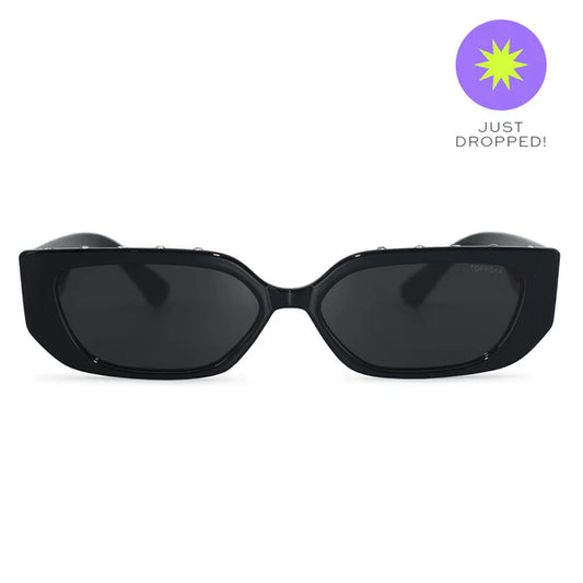 TopFoxx Sparkle in Your Eye Sunglasses - Black