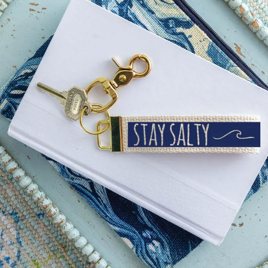 Rustic Marlin Stay Salty Keychain