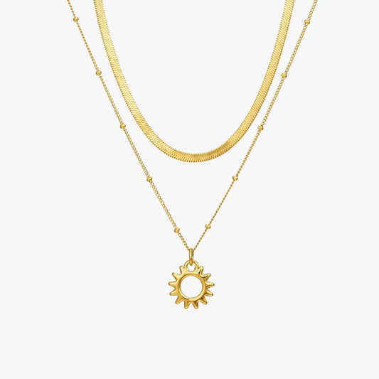 Atolea Soleil Layered Necklace