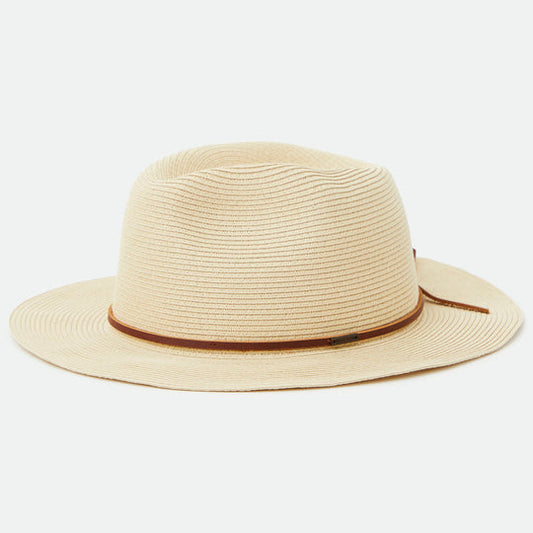 Brixton Wesley Straw Packable Fedora