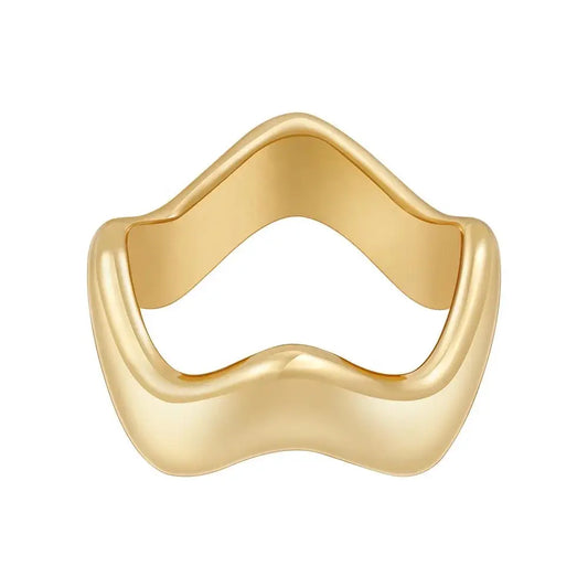 Sahira Wavy Band Ring